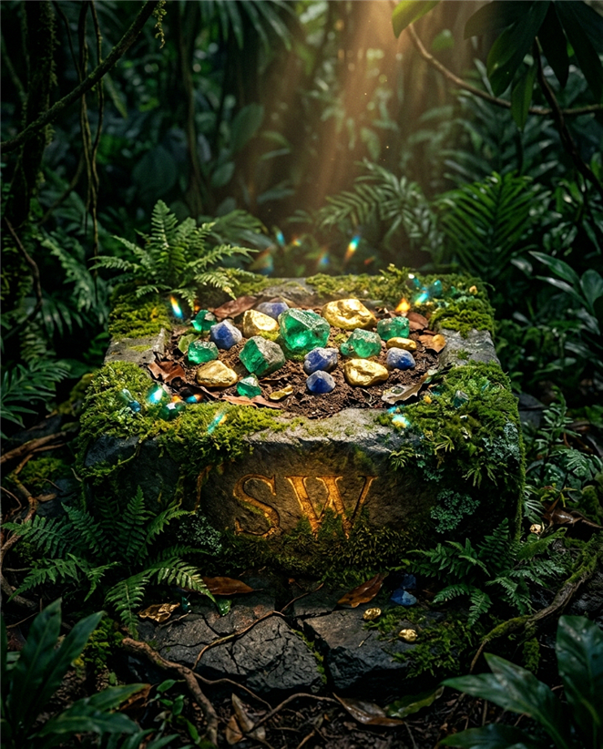 Interface de jeu avec portefeuille et statistiques